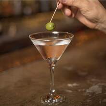 NADIR Set 6 Piezas Copas Martini Coctel Margarita Vidrio Vasos De Cóctel Reutilizables Para Bar Margarita Whisky Ginebra Tequila aptos para lavaplatos 250 ML - transparente - Ver 5