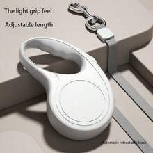 360° Retractable Dog Leash With Comfortable Non-Slip Handle, Max For 50 Lbs, One-Button Quick Lock Brake With Anti-Slip Handle, Suitable For Medium & Small Dogs