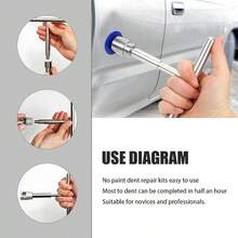 19 PCS Body Dent Repair, Plastic Alloy Dent Separation Piece Suction Cup Spacer - Portable Repair And Maintenance Accessory, Suitable Most Blue Silver - initial - View 6