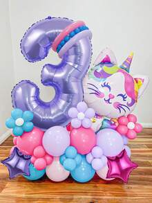 24件組海洋生日氣球套組,包含32英吋藍色數字1-9、迷你海洋動物氣球、藍色乳膠氣球,適合水下主題生日派對、男孩生日、海洋動物氣球、泳池海灘派對 - 彩色 - 查看 5