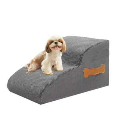Dog Stairs2 Tiers Dog Ramp And Stairs For Beds Or Couches Non Slip Sturdy Pet Steps Dog Stairs And Ramp For Small And Large Dogs To Get On High Bed And Outdoor Steps