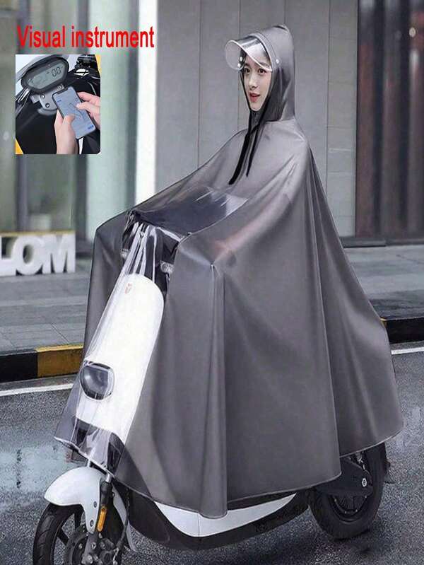 Electric Bike Raincoats (Suitable For Single Or Double Riders),Motorcycle Rain Capes For Men And Women,Adult Thickened Raincoats,Electric Scooter Rain Gear