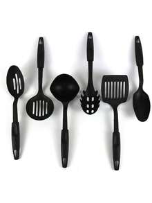 6pcs Silicone Cooking Utensil Set, Heat Resistant, Dishwasher , Suitable For Non-Stick Cookware - Multicolor - View 8