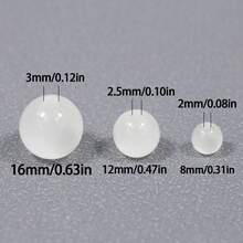 5/10/20 piezas Cuentas acrílicas arcoíris que cambian de color - Cuentas translúcidas multicolor de alta transparencia hechas a mano, accesorios DIY para joyería, encantos y decoraciones de teléfono, adecuadas para la fabricación de joyas