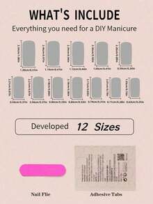 24Pcs Long Square Press On Nails White French 3D Butterfly Rhinestone Embellishments With Camellia Flower Fake Nails White Gradient False Nails For Women And Girls Nail Supplies Nails-Halloween,Christmas,Fall,Winter, Supplies, EZBU - 多色 2 - 查看 7