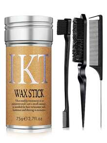 ikt 2.7 Fl Oz Women Hair Wax Stick, Smoothing Pomade, Bun Styling Gel