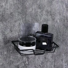 1 Giá đỡ xà phòng tự dính, bằng thép không gỉ chống gỉ sét, không cần khoan, giá đỡ xà phòng treo tường, thích hợp cho phòng tắm, nhà bếp, giá đựng bọt biển, phòng vệ sinh, hình vuông màu đen và bạc. - Nhiều màu - Xem 9