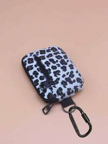 1pc Leopard Print Outdoor Multifunctional Carabiner Pouch, Can Store Earphones, Keys, Card Holder, Coin Purse, Casual Style, Product Size: 14.5cm*10cm*2cm Mini Wallet Small Wallet Wallet Keychain Coin Wallet - Multicolor - View 10
