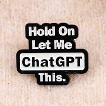 Hold On Let Me Enamel Pin Brooch Pines Lapel Pins Badge On Backpack Clothing Accessories Jewelry Gifts