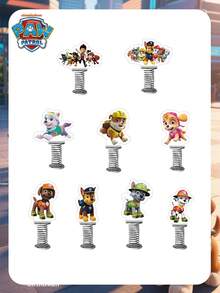 Paw Patrol 汪汪队立大功 1 件装 汪汪队立大功 春天 呀呀乐 可爱亚克力小摆件，Archie 每天都毛茸茸、蹦蹦跳跳的快乐，桌面摆件玩具，送给好朋友的最佳节日礼物，派对氛围装饰，完美的派对装饰品 - 彩色 - 查看 1