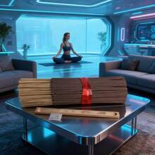 20/50/100/200pcs Premium Oud Incense Sticks, Natural Agarwood Material, Oud Has Multiple Benefits, Rich Fragrance, Essential For Wellness Enthusiasts, Suitable For Home, Yoga, Meditation, Camping, Etc. - 22cm/oud Incense - View 6