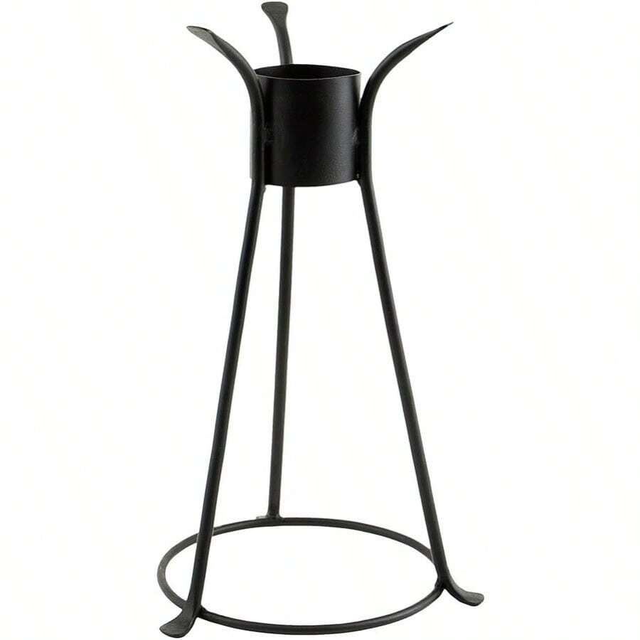 Achla Designs Trestle II Gazing Globe Ball Stand 14Inch H - Black - View 1