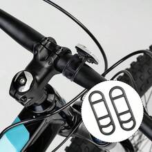 12 Pcs Rubber Strap Silicone Straps Bike Rubber Strap Bike Mount Bicycles Band Flashlight Handlebar Set Cell Phones Speaker Holder Black - Initial - View 7