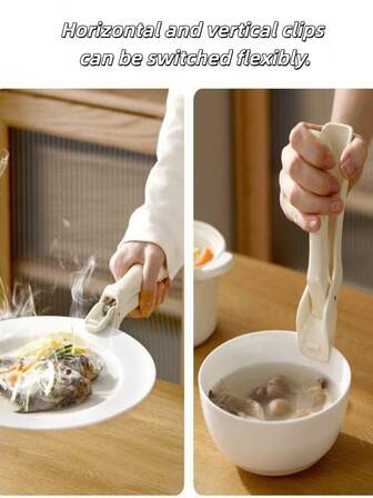 1-Piece Set Of Anti-Scald Tongs For Picking Up Bowls, Non-Slip Silicone Tray Lifter, Bowl And Dish Tongs, Kitchen Tongs For Baking Trays And Steamers Kitchen Gadgets Cooking Utensils