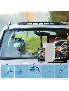 Windshield Crack Repair Fluid Car Window Repair Resin Windscreen Scratch Crack Restore Fluid Glass Curing Glue Car Accessories - 1PCS - View 9