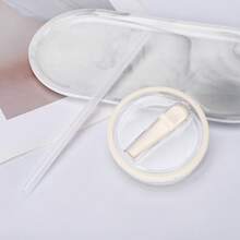 1 Pc Tumbler Flip Straw Lid Replacement Fit For 40 Oz, 2024 New Leak-Proof Clear Replacement Lids Spill Proof Tumbler Covers For Cup Accessories - 彩色 - 查看 6
