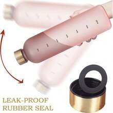 1 个 1000 毫升磨砂水瓶，便携式防漏运动水瓶，适合户外露营、驾车、骑行 - 彩色 - 查看 2