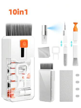 Kit de nettoyage électronique, nettoyant pour clavier, kit de nettoyage pour ordinateur portable, écran, téléphone portable, casque, objectif d'appareil photo d'ordinateur portable
