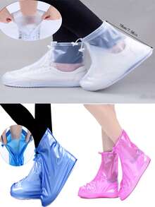 雨靴套 - 防滑、防水靴套，可重复使用，适用于高帮雪地靴，男女通用，适合户外骑行、露营和钓鱼。保暖、闺蜜节、宠物、嘉年华、派对装饰 - 彩色 - 查看 2