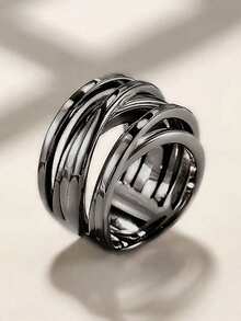 1 PC Pretty Ring For Women For Wedding Engagement Party Jewelry Valentine's Day Gift - Black - View 9