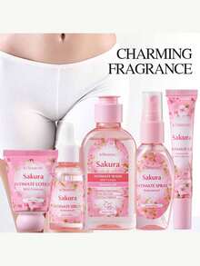5-Piece Intimate Care Set For Women, Includes Intimate Cleanser, Intimate Essence, Intimate Gel, Intimate Lotion, Intimate Spray; Deep Moisturizing And Soothing, Repairs Skin Barrier, Locks In Moisture And Maintains Microbial Balance, Provides Natural Antibacterial Protection, Suitable For Women - Multicolor - View 1