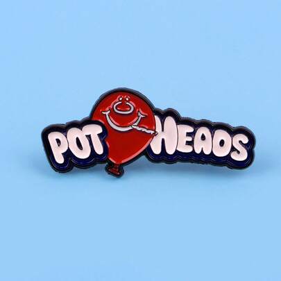 1 pieza Broche de aleación de zinc con diseño de globo rojo divertido, idea de regalo única para hombres, accesorio de moda, accesorio para mochilas