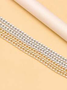 Bestselling Fashion Double-Layer Metal Pant Chain, Versatile Minimalist Denim Clothing Accessory - Multicolor - View 6