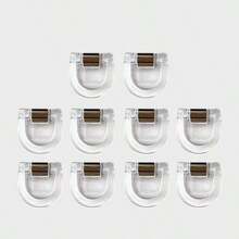 2/4/6/8/10个装隐形裤脚夹，裤腿缩短可调节扣夹，无损裤脚固定器 - 彩色 - 查看 16