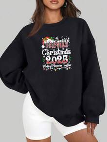 Family 2025 Matching Outfit Xmas Santa-Shirt - Black - View 6