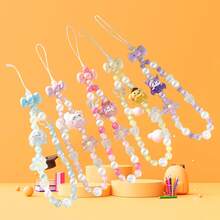 Sanrio 1 Pieza Estilo aleatorio Colgante de teléfono Kawaii Hello Kitty Charm lindo compatible con gato Kitty para decorar joyería (Algunas partes pueden ser aleatorias)