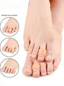 2 مجموعة فاصل أصابع القدم من السيليكون، دعم مريح للقدم، حماية قدم ناعمة ومانعة للانزلاق وقابلة للغسل، للحفاظ على نظافة أظافر القدم | رعاية مريحة للأصابع | مادة مرنة، مناسبة للرجال والنساء - متعدد الألوان - مشاهدة 2