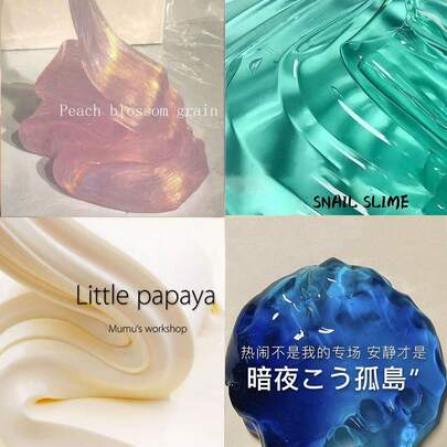 110ml Slime Foaming Gel & Slime Paste Set, Non-Sticky Super Soft Crystal Clay, Stress Relief Toy That Gets Bigger The More You Play