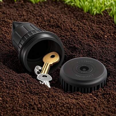 2pcs Outdoor Hidden Key Sprinkler Heads, Waterproof, Concealed For Storing Spare Keys, Suitable For Garden And Yard