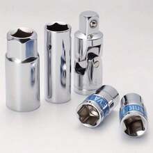 151/46pcs Comprehensive Mechanical Tool Set - 1/4", 3/8", 1/2" Deep And Standard Sockets, Ratchet Wrench Set, S2 And CR-V Sockets, Automotive Repair And Home Mechanic Kit, Including Combination Wrenches, Accessories And Storage Box