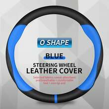 Para accesorios interiores de coche Volvo XC90 XC60 XC40 V90  V50 V40 S60 S90, funda de volante de coche de cuero de fibra de carbono - Una burbuja - Ver 12