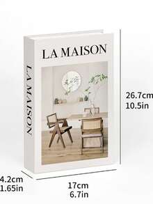 1Pc/10Pcs Style Antique Book; Fake Book; Simulation Book; Decor Book; Home Decoration; Room Decorationcoffee Shop Hotel Bookshelf Ornaments; Photo Props; Movie Video Conversion Model Books, English Book Model - Nhiều màu - Xem 17