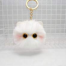 1 pieza Llavero decorativo de gato navideño de diseño de nicho minimalista y elegante, versátil y de moda, adecuado para uso diario, fiestas, Navidad, festivales, Halloween, regalos para maestros, accesorios para bolsos, coches y amigos/hermanas - Multicolor - Ver 1