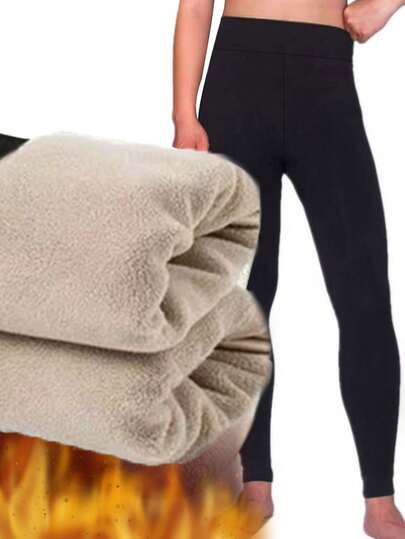 1 pezzo Biancheria intima termica da uomo, leggings imbottiti in pile confortevole e reversibile, con fodera in pile spessa, collant compressivi traspiranti ed elastici, adatti per sci e sport all'aperto in autunno/inverno