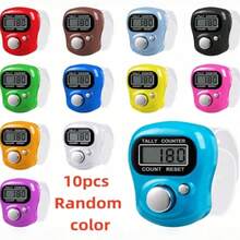 电子手指计数器，数字显示计数器，手动响片，手持式数字计数器，用于编织、高尔夫、钓鱼、学校、体育赛事 - 彩色 - 查看 13