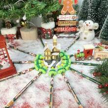 20/30 Peças Lápis de Madeira Temáticos como Presentes de Feriado, Lápis Apagáveis Adequados para Escola e Ocasiões de Feriado, Papelaria, Ferramentas de Escrita Sazonais, Lápis Decorativos, Lápis, Lápis Apagáveis, Materiais de Escrita, Adequados para Professores e Alunos