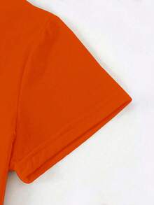Women T-Shirts - Orange - View 3