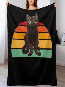 Manta de tiro Stance de BigFootJinx, manta extra grande y mullida - Negro - Ver 1