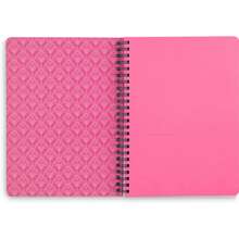 Co Cute Mini Spiral Notebook For Theater Lovers, 8.25" X 6.25" Journal With Durable Hardcover And 160 Lined Pages, Wicked Word Art - 彩色 - 查看 2