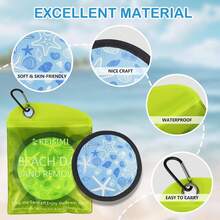 2 Upgraded Sand Remover For Beach, Talc- & Reusable Beach Vacation Essentials For Women, Hawaii Vacation Must Haves Accessories & Gifts, Whole Family - 朗特.西斯塔 - 查看 3