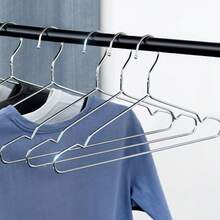 Bộ 10/20 móc treo quần áo bằng thép không gỉ, giá phơi đồ, giá treo quần, móc treo quần áo liền mạch, chắc chắn, chống trượt. - Nhiều màu - Xem 6
