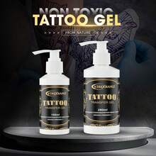 yikexuanli 150ml/280ml Professional Tattoo Transfer Gel Solution, Durable Template Base Coat And Skin Solution, Easy Tattoo Pattern Transfer For Body Art Tattoo Design, Bottled, Tattoo Template Pattern Transfer - Multicolor - View 7