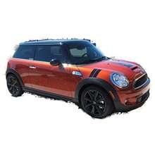 Pair 3" Hash Mark Stripe Decal Set FIT All Year And Model Mini Cooper Gold - 金色 - 查看 2