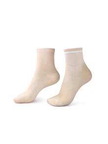 1 对（升级长版）精油足膜，保湿软化干裂足部护理，保湿脚跟凝胶腿套 - 淺粉色 - 查看 11