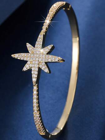 1 pieza Brazalete de nicho vintage delicado y de lujo