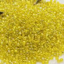 600颗/套，5克，25种颜色，2毫米透明彩色玻璃珠，适用于DIY耳环、手链、项链、服装刺绣、珠宝制作配件 - 2mm透彩上彩米珠 - 查看 4